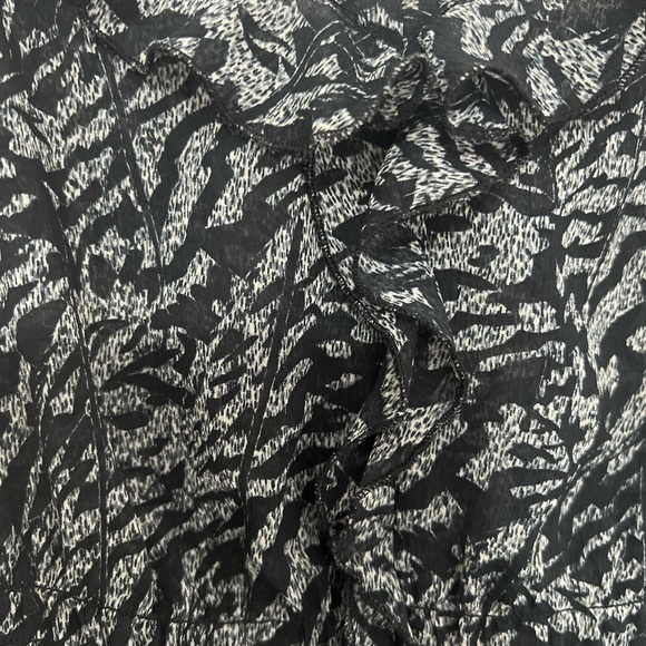 Vintage Guess Camisole / Tank - Flowy - Zebra Stripe - Black White - Sma… - Picture 6 of 9